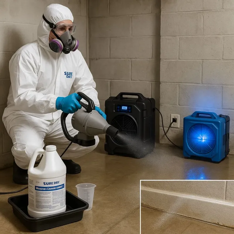 Sanitization and Odor Removal process in Fairfax, VA